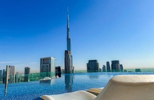Downtown Dubai Apartamento | 64th floor rooftop pool offering amazing Burj Khalifa views, 2BR apartment in Paramount Hotel Midtown