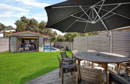 Whangamata Casa | 6BR Family Beach House with Pool & Sea Views