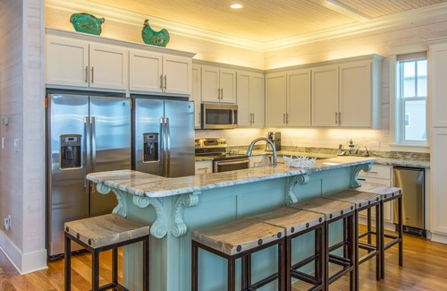 Orange Beach Casa | 7 BR / 6. 5 Baño Directamente-on-the-Golfo Beachouse, construido de 2014; Piscina / Kayaks / Paddleboard