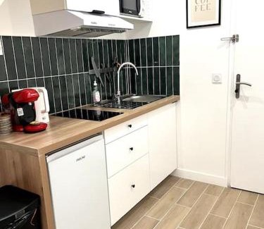 Bagnolet Apartamento | 735 Cosy studio mezzanine près de Paris et métro