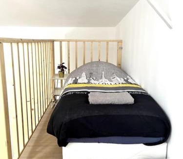 Bagnolet Apartamento | 735 Cosy studio mezzanine près de Paris et métro