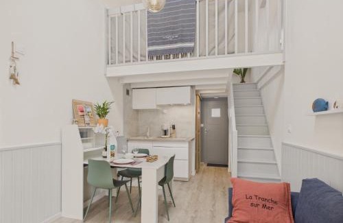 La Tranche-sur-Mer Apartamento | 750m de la plage- Studio avec petit jardin pour 2
