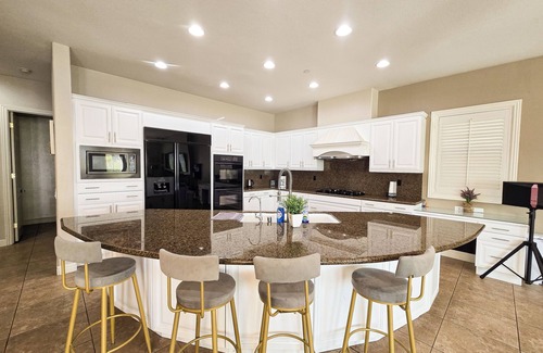 Rancho Cucamonga Casa | 7BR Pool Home, Karaoke, Fire Pit, Parking, Group-Friendly