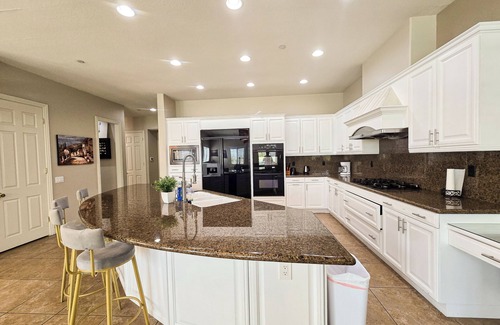 Rancho Cucamonga Casa | 7BR Pool Home, Karaoke, Fire Pit, Parking, Group-Friendly