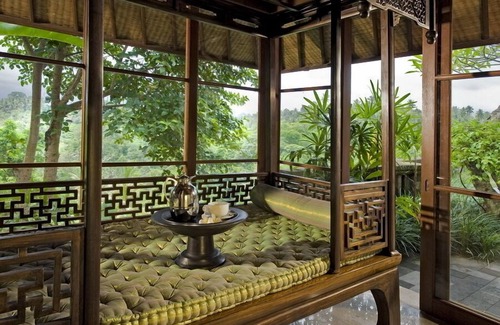 Samplangan Villa | Villa Bukit Naga, lujo 6. Villa de 5 camas con cascada y jardín cerca de Ubud