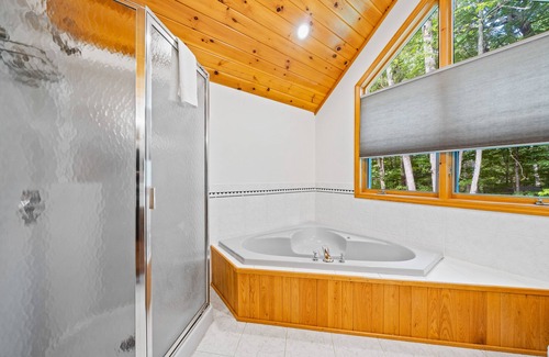 Adirondack Casa | 8.5-acre lakefront retreat with private beach, deck, grill, firepit, & game room