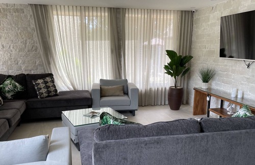 Barrio Ricos y Famosos Casa | 8 Master Bedrooms -Brand New Modern VIP Compound - 5 Blocks to Cocal Casino. Wow