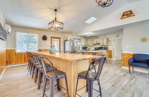 White Mills Cabaña | 8 Mi to Lake Wallenpapack: Gem w/ Deck & Game Room