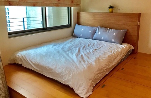 Dazhi Apartamento | 8 minutos a pie de Jianan MRT 10F vista hermosa