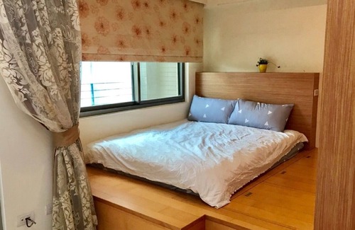 Dazhi Apartamento | 8 minutos a pie de Jianan MRT 10F vista hermosa