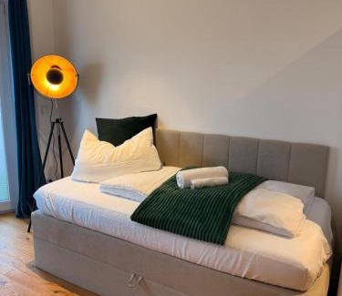 Rosenheim Apartamento | 90m2 Loft I Kaffee I Terrasse I E-Parkplatz I 65' Smart TV
