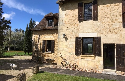 Prigonrieux Cabaña | Una casa rural de 2 dormitorios con piscina a orillas del Dordoña, Bergerac