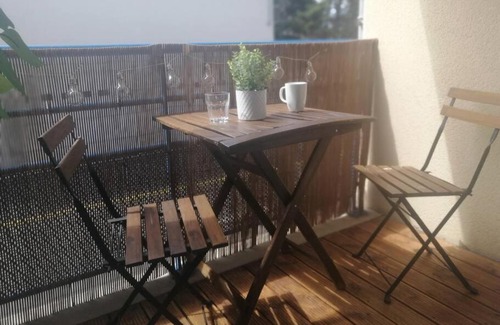 Saint-Martin de Brehal Apartamento | A 50 m de la plage, appartement de 35 m2 : Les pieds salés