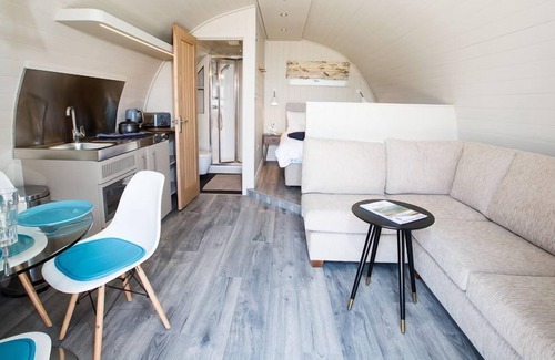 Anstruther Cabina | Un escondite de playa con capacidad para 4 personas en 0 habitaciones.