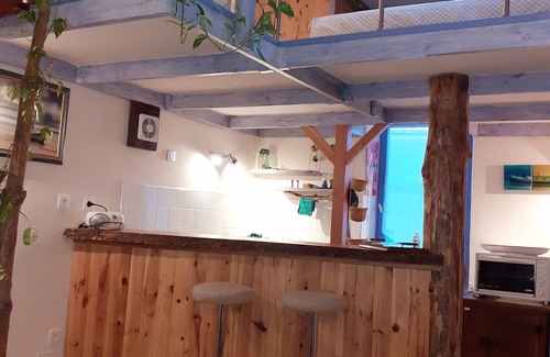 Le Bousquet-d'Orb Casa | A cabin atmosphere for this charming mezzanine studio