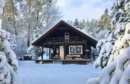 Alytus county Cabaña | A cozy cottage with WiFi in Rudnia village