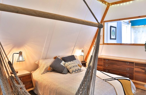 Potton Cabaña | A Frame access to the river - 15 min from Mount Olwshead