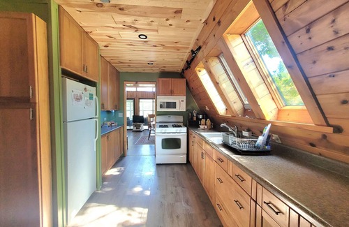 Beaver Island Casa | A Frame cabin with a short stroll to a gorgeous sandy beach!