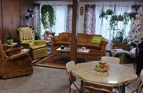 Mansfield Casa | A Groovy blast from the 70's awaits in this retro guest house .Pet friendly