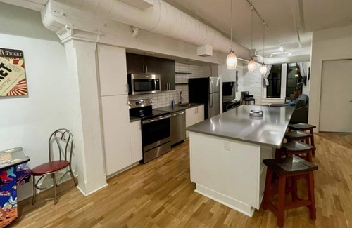 Old Market Apartamento | A historic movie themed, 1,200 square foot loft in the heart of the Old Market
