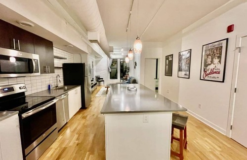 Old Market Apartamento | A historic movie themed, 1,200 square foot loft in the heart of the Old Market