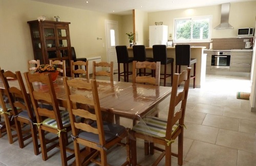 Mandeville-en-Bessin Casa | Una casa grande y cómoda, restaurado con buen gusto.