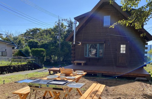 Higashiizu Cabina | A log house with a cute southern French interior You can enjoy the great outdoors