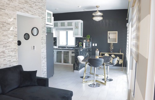 Urbanizacion Tavarez Villa | A modern 2-bedroom villa with pool and lounge area