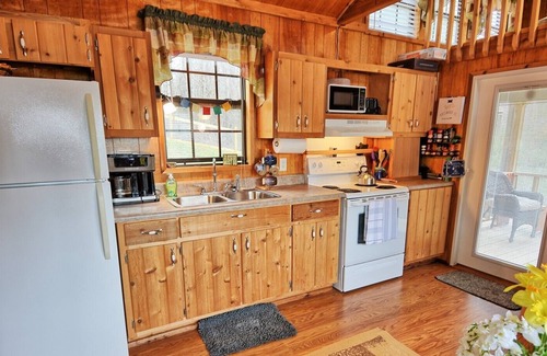 Laurel Springs Cabina | A Serenity Cabin-1 BR Tiny Home, Pet Friendly with Fenced Yard, AC, WIFI