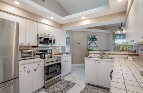 Fort Myers Casa | Oasis frente al mar, piscina privada climatizada en el soleado Florida