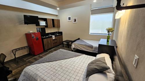 Cuautitlán Izcalli Apartamento | A27 SUITE BLACK PLUS para 1 a 3 personas ESPECIALISTAS EN CORTAS, MEDIANAS Y LARGAS ESTANCIAS IZCALLI perfecto para Familias, Turistas, Contratistas, Estudiantes, Empresas y Ejecutivos A sólo 5 min Izcalli 15 min Esmeralda 20 min Satélite 25 min AIFA