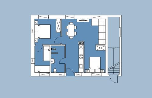 Vollerwiek Apartamento | Abendstille, Ferienwohnung für maximal 4 Erwachsene und 2 Kinder in DE FEERJENHUSEN am Haubarg von Vollerwiek