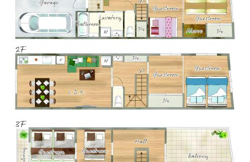 Abeno Apartamento | Abeno Detached house , 5 min Sta , MAX16ppl