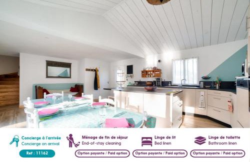 Barbatre Casa | Accès privée à la plage à Barbâtre - Maison pour 6