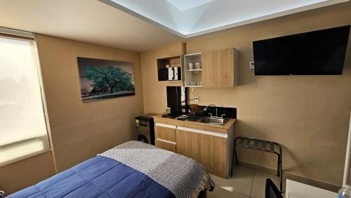 Cuautitlán Izcalli Apartamento | ACEQUIA SUITES WHITE & BLACK para 1 a 2 personas ESPECIALISTAS EN CORTAS, MEDIANAS Y LARGAS ESTANCIAS en IZCALLI TEPOTZOTLAN perfectas para Familias, Turistas, Contratistas, Estudiantes, Empresas y Ejecutivos a sólo 5 min Izcalli