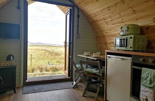 Spittal Cabina | Achmeney Glamping, larger than Average pod