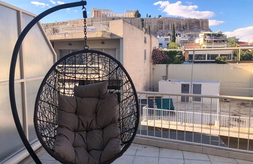Makrigianni Apartamento | Vista del balcón de la Acrópolis 3 minutos a pie de la colina de la Acrópolis