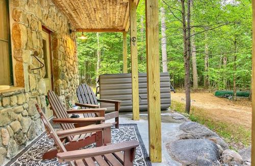 Jay Casa | Adirondack Mountain Cabin with Hot Tub, Near Whiteface, Lake Placid, Fire Pit, Game Rm