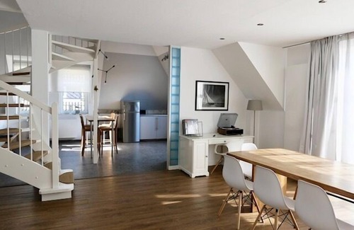 Warnemuende Apartamento | Admiralskoje, lujoso apartamento dúplex céntrico y cerca de la playa en Warnemünde