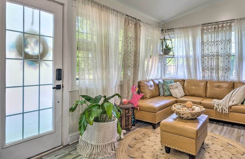 Chesapeake Beach Cabaña | Adorable Beach Cottage w/ Hot Tub & Tropical Bar!