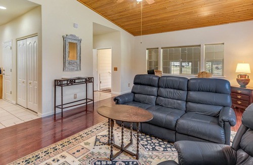 Pagosa Highlands Casa | Adventurer's retreat with gas fireplace, large yard, & grill - near hiking