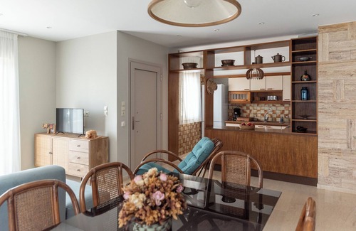Vathianos Kampos Apartamento | Aelia Seafront 2 Bdr Villa by Hospi