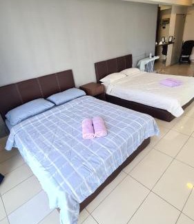 Tanjung Aru Apartamento | Aeropod KK Corner Unit Near City and Airport 4 pax Free Parking
