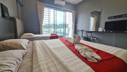Tanjung Aru Apartamento | Aeropod KK Studio Unit 09 Near Airport And City Free Parking