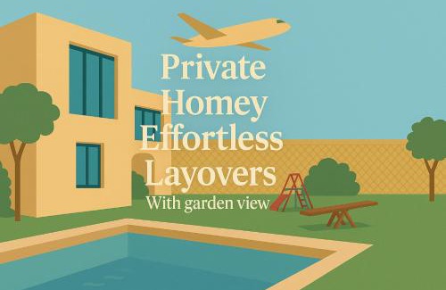 Al Jizah Chalet De Esquí | Aeropuerta Mini Villa - Private self check-in Comfy Layover near Amman Airport