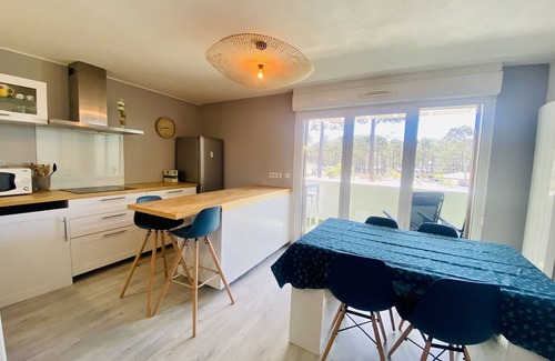 Biscarrosse Plage Apartamento | Agréable Appartement en duplex pour une famille (197)