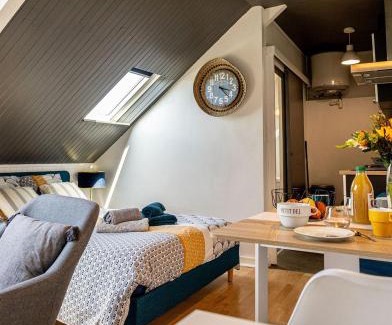 Pleneuf-Val-Andre Apartamento | Agréable studio sous les toits - Parking - WiFi