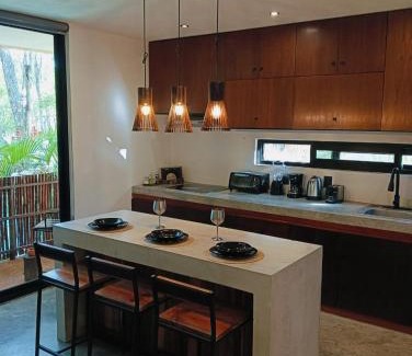 Chemuyil Apartamento | Agua & Selva luxury Jungle loft