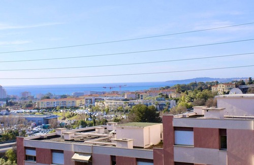 Bastide Giraud Apartamento | Estudio con aire acondicionado, piscina y aparcamiento, cerca de la playa