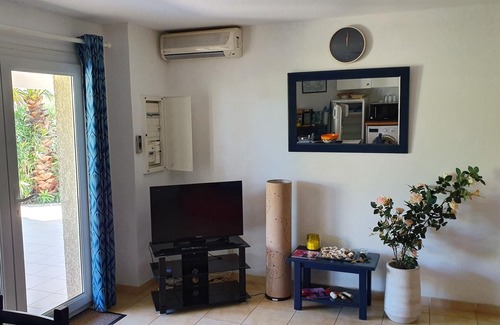 Portiragnes-Plage Villa | Aire acondicionado Playa Villa con piscina compartida